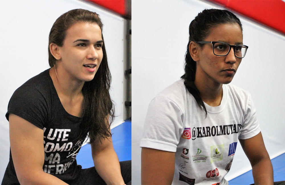 【PANCRASE】ブラジルからの女子2選手が公開練習で勝利宣言＝10月20日（日）新木場