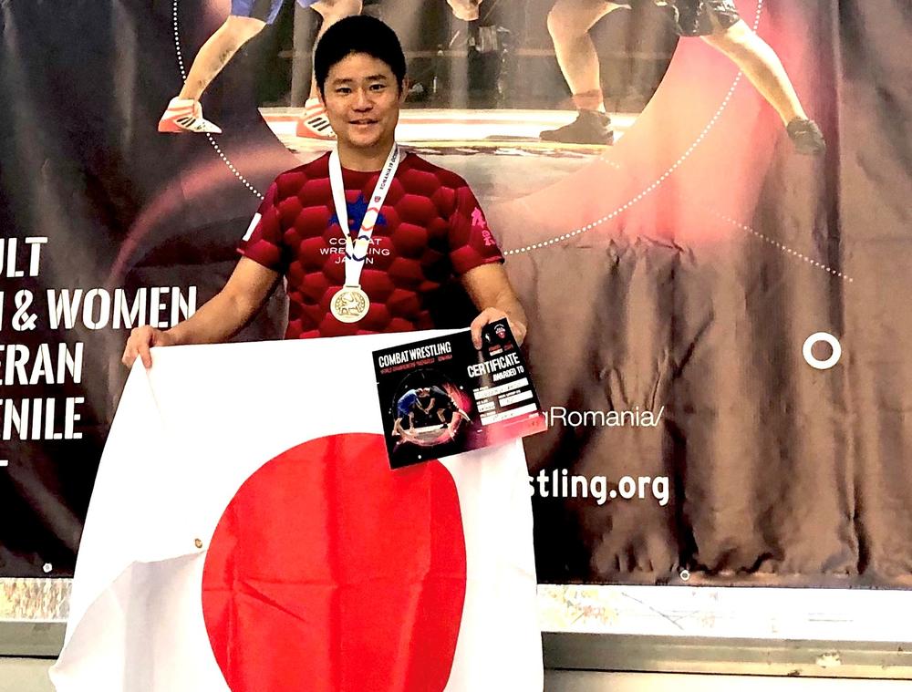 【CW】コンバットレスリング世界選手権アダルト62kg級で安東努が3位