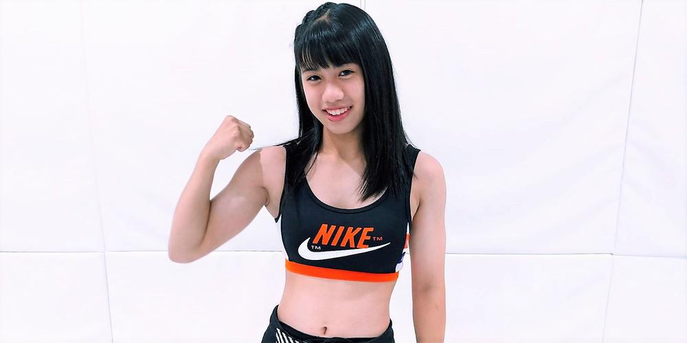 【DEEP JEWELS】まだ16歳の美少女格闘家・須田萌里がプロデビュー「全力でぶつかっていきたい」