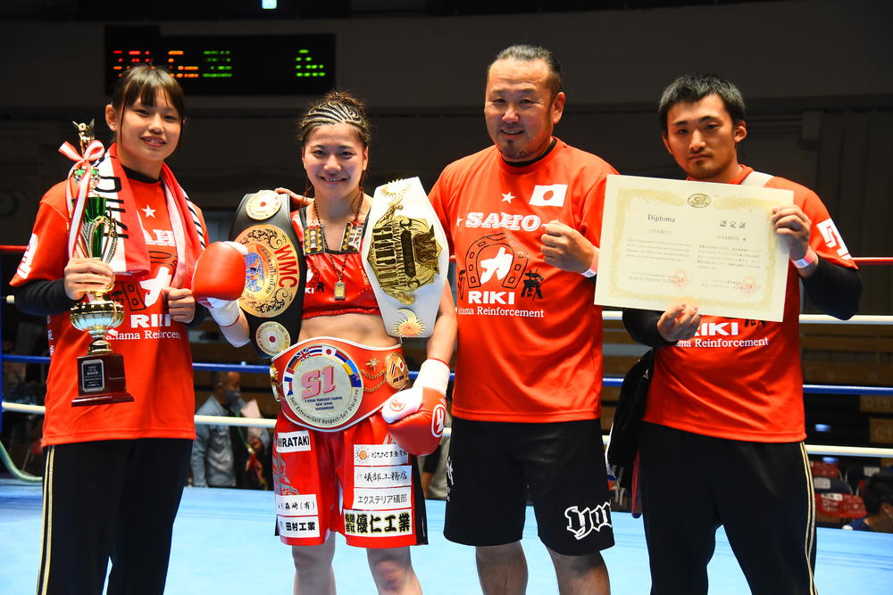 【NJKF】女子三冠王の☆SAHO☆がWBCムエタイ世界ランキングにランクイン、日本人女子は伊藤紗弥と2人のみ