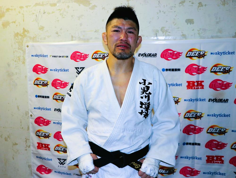 【DEEP】小見川道大、引退。「試合は自分自身が映し出される鏡」「嘉納治五郎先生もやりたかったこと、MMAのなかの柔道“NEO JUDO”で戦ってきた」
