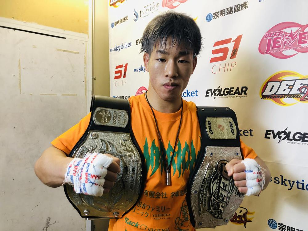 【DEEP】21歳の神龍誠が藤田大和に一本勝ちで「UFC本戦に行きたい」──オリジナルニンジャチョークとフライ級について語る