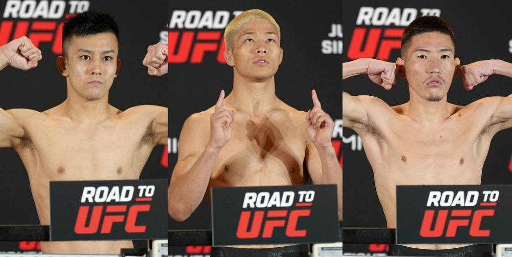 【UFC】計量パス、メインの野瀬翔平「日本の強さを見せつける」、中村倫也「風間くん待っててくれ」、堀内佑馬「なめてるからやっちゃうよ！」＝「ROAD TO UFC」2日目