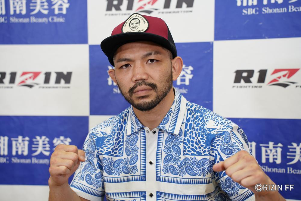 【RIZIN】渡慶次幸平「5分3Rの15分間全力疾走します。相手を窒息させます」戦いのイメージは元UFC王者ショーン・シャーク