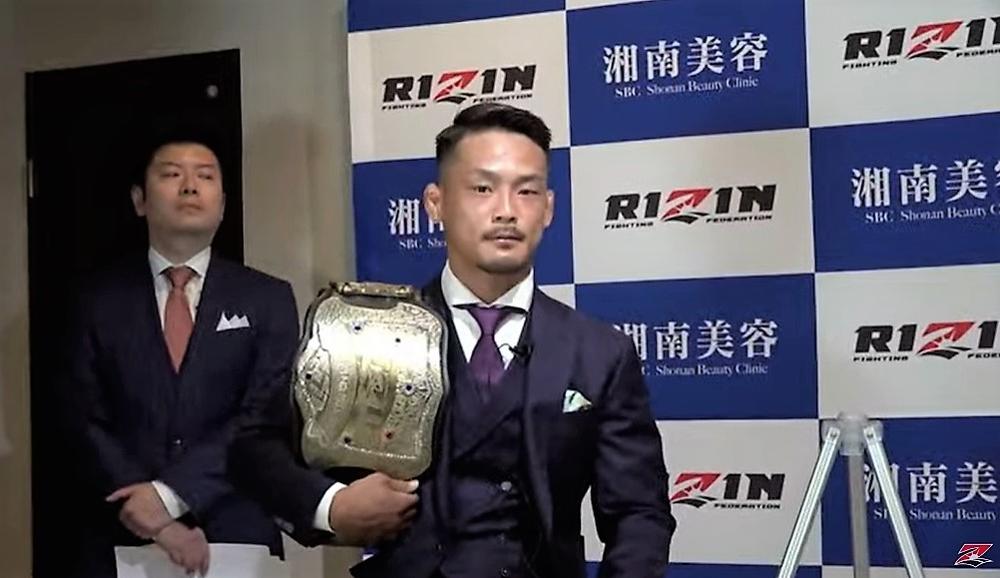 【RIZIN】10月23日（日）福岡『RIZIN.39』のメインで牛久絢太郎vs.クレベル・コイケのフェザー級タイトルマッチが決定！
