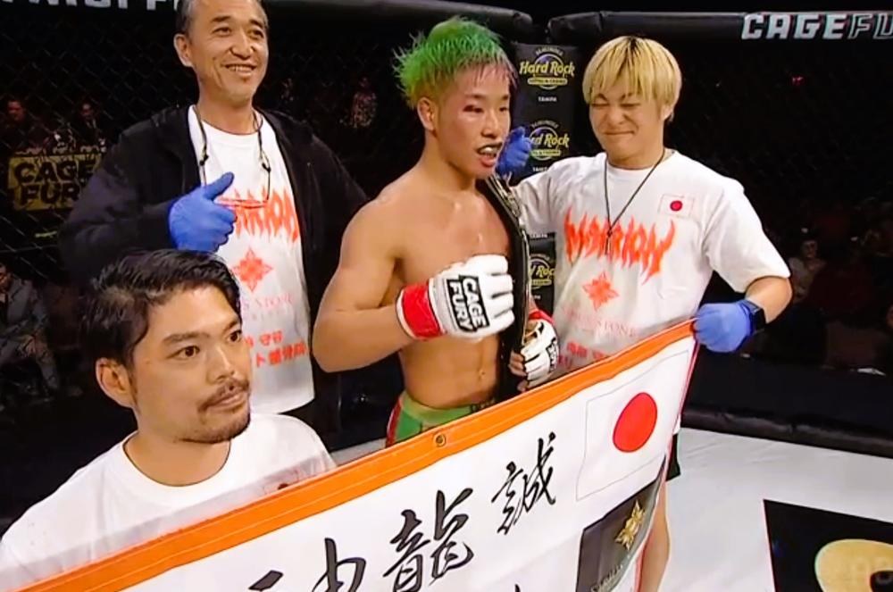 【CFFC】神龍誠が一本勝ちでCFFCフライ級王者に「UFCしかないでしょ！」、平田直樹は判定負け
