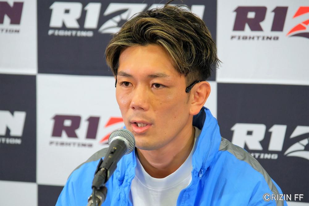 【RIZIN】皇治がシリアスモードに、芦澤戦は「圧倒する。リングの上は勝つか負けるか、死ぬか生きるかだけなので、戦争や思って喰いに行く」