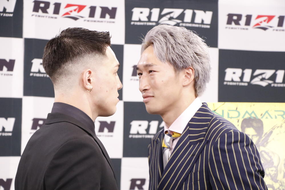 【RIZIN】安保瑠輝也「KOして木村ミノルの足元に叩きつけてやる」、キックルールで挑む宇佐美正パトリック「ちょうど安保選手が嫌いなのでいっぱい殴れるなと思って」舌戦を展開