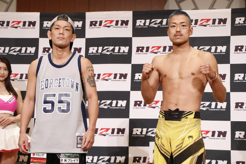 【RIZIN】皇治と芦澤竜誠の大晦日MMAデビュー戦は「最終調整している。可能性は十分高い」