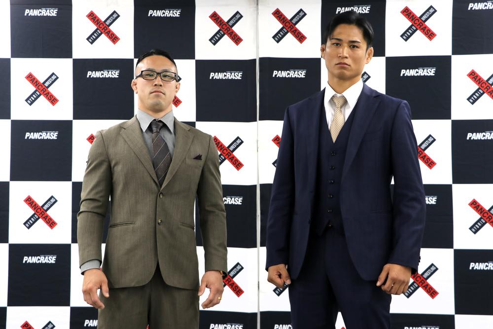 【PANCRASE】ライト級次期挑戦者決定戦・粕谷優介「後ろに回って首を絞めたい」×雑賀ヤン坊達也「スパッと意識を断ち切りたい」＝12月24日（日）横浜