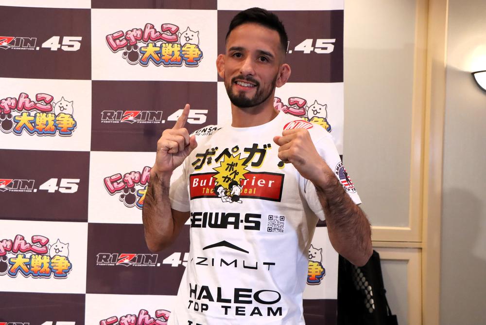 【RIZIN】斎藤裕と対戦するクレベル・コイケ「自分の喧嘩をやるからな！ 寝技やるか」「米国で鎧をまとうようなパワーがついた」＝大晦日『RIZIN.45』