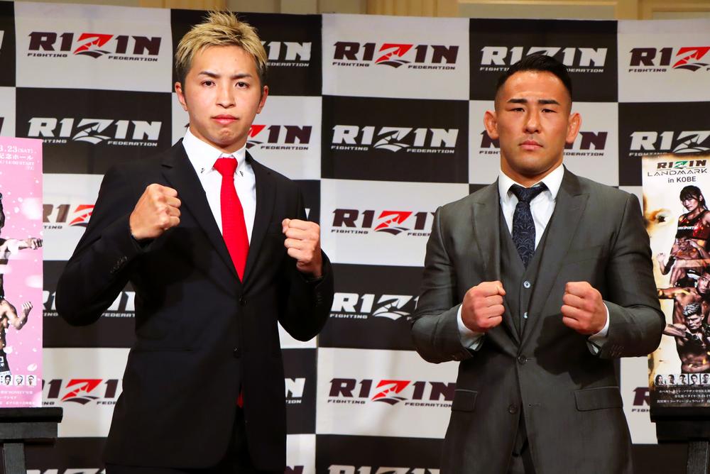 【RIZIN】高橋遼伍「OFGでやるとそんなに打撃の差はない。カーフは結局みんな足引きずって這いつくばってる」×久保優太「前回（安保戦）はボーナスステージ。今回、本当にチャレンジさせてもらえる」