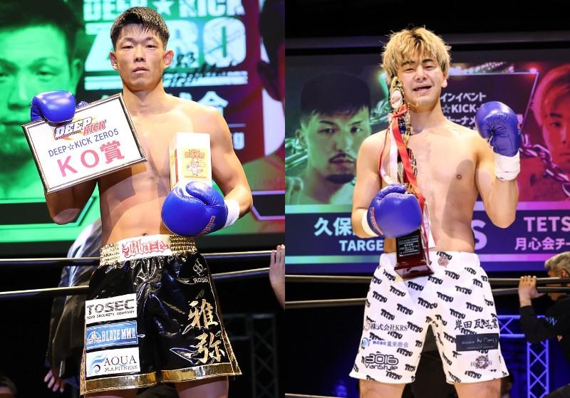 【DEEP☆KICK】-65kg3位の田邉雅弥と-63kg2位のK-1グループTETSUが対戦、第2部では力哉が引退エキシビションマッチ