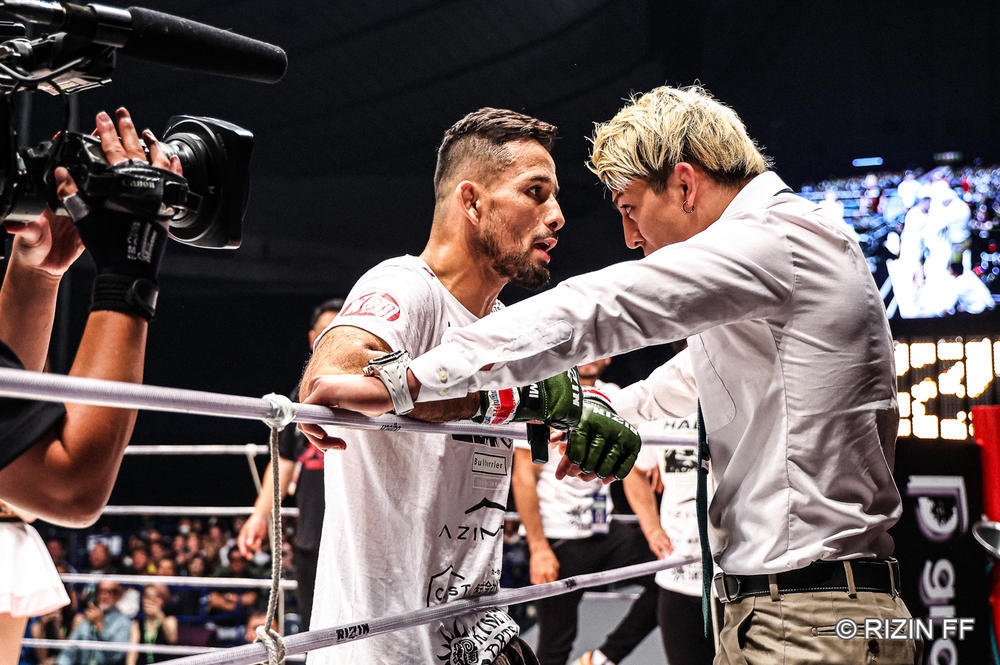 【超RIZIN】鈴木千裕のピットブル戦アピールに榊原CEO「大晦日にBellator日本大会のRIZINパートで」。クレベルは「私から逃げた。彼は全然男じゃないな」──どうなるフェザー級戦線