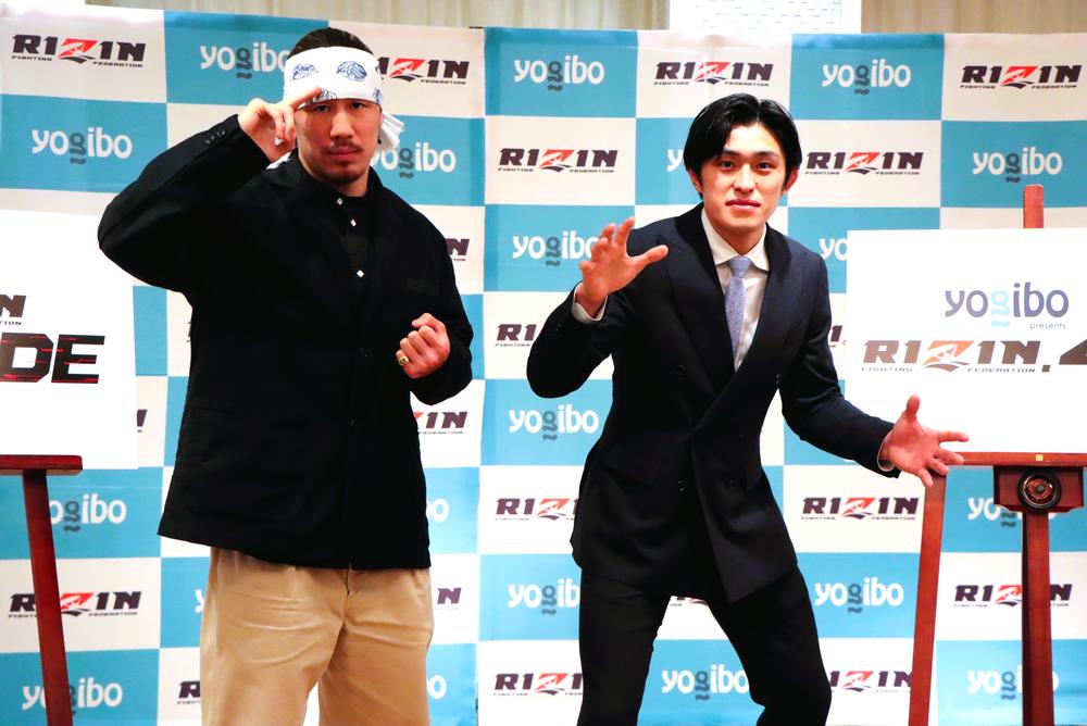 【RIZIN】桜庭との対戦が決まった矢地祐介がモノ申す「ナメんなと」「MMAの厳しさを教えて叩き潰したい」、桜庭大世は「とにかく全力を出そう作戦」