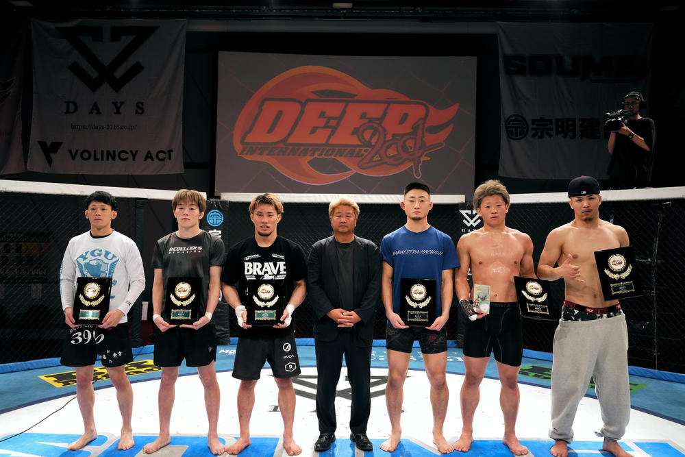 【DEEP】FKTトーナメント＝フライ級は菊地颯斗、バンタム級は仁井田右楽、フェザー級は高橋正親、ライト級は杉野亜蓮、ウェルター級は大澤将司、ミドル級は田所和史が優勝