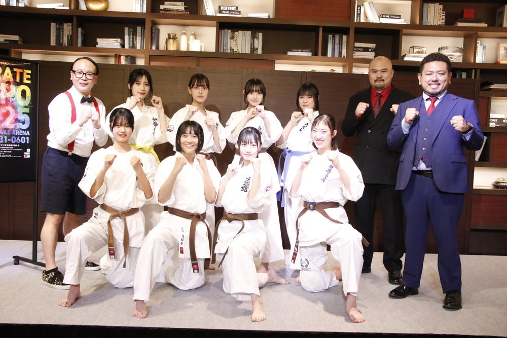 【WFKO】道衣の似合う素敵な空手女子8名による「KARATEガールズ」結成、フルコン空手エキスポの公式アンバサダーに