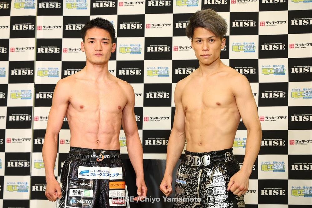 【RISE】門口佳佑が前日計量でも主役強奪宣言「大阪の人間たちでかましてハッキングしたい」、地元の大﨑孔稀「何が何でも勝つ」