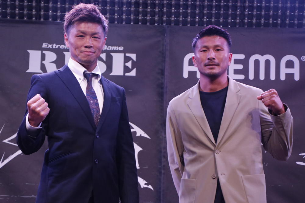 【RISE】約5年ぶりに復帰する三階級制覇・裕樹の相手は激闘派・北井智大。「ローしか打たない」宣言の裕樹に北井は「ローvs.パンチで激闘ですよ」