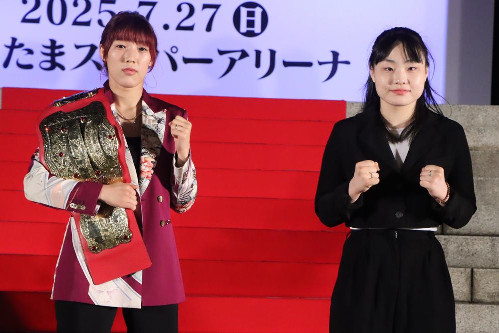 【RIZIN】女王・伊澤星花が宣言「女子格闘技は新しい時代を迎えた。今までの女子格闘技とはそもそもレベルが違う」挑戦者ユジンは「記憶に残る試合をしたい」