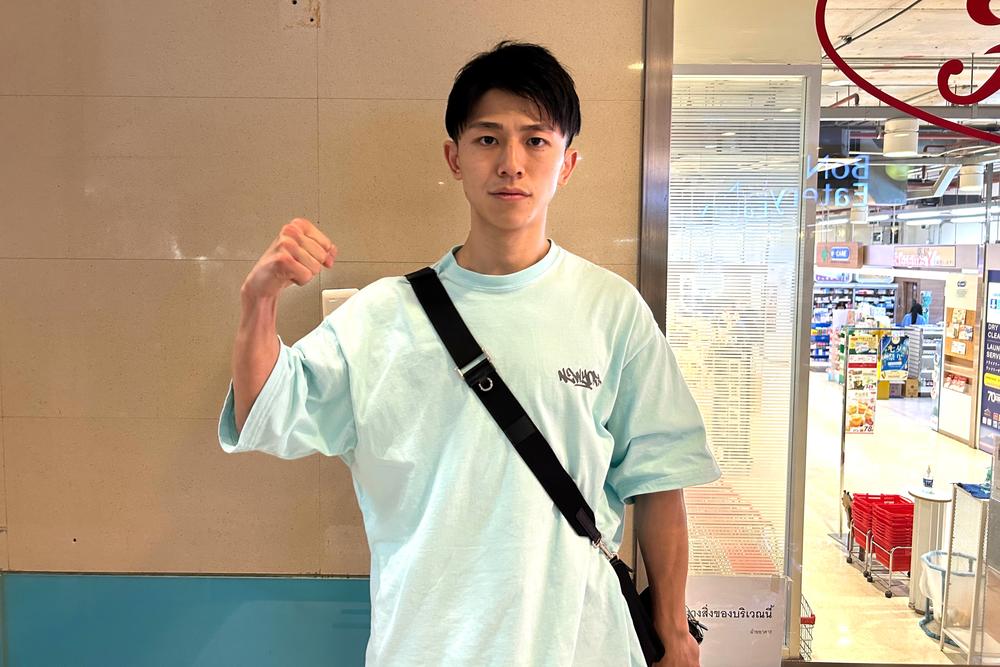 【ONE FF】タイに着いた吉成名高を直撃!決戦は27日「いろいろな展開を見せられる相手。僕とバンルーロック選手にしか出来ない試合が出来ると思います」