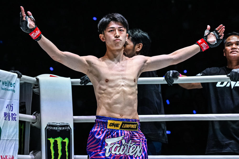 【ONE FF】圧勝の吉成名高「僕が一番嫌うスタイルを実行してきた」「僕はまだまだ未熟」4戦全勝の日本人選手4名の試合後コメント