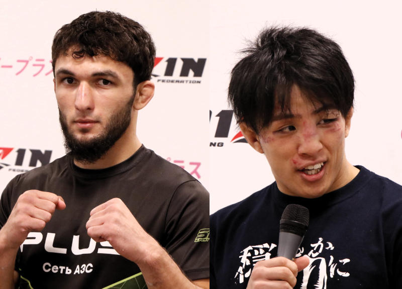 【RIZIN】勝者・ガジャマトフ「征矢は今まで私が対戦してきた中でも最も強い選手」×敗者・征矢貴「開幕タックルで相手に意識させて打撃で勝負できたらいいと」＝9.28 フライ級GP準決勝