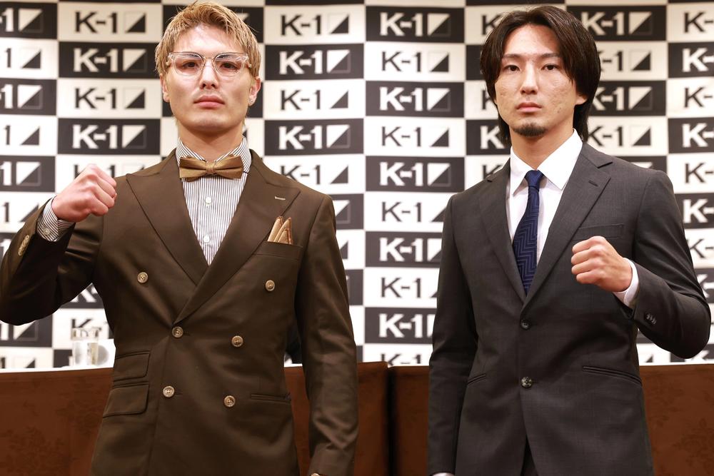 【K-1】里見柚己「左を一発当てて起き上がれないようにしたい」とKO宣言、西京佑馬の「同じパンチはもらわない」には「他の選手と一緒にすんな」
