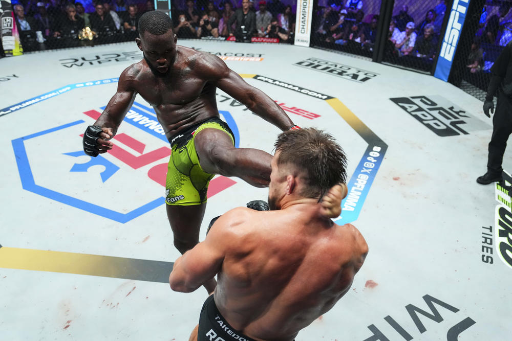 【PFL】ミドル級決勝エドワーズがロスタを左ハイKO！ ヘビー級決勝は昨年準優勝のポポフがロマノフにスプリット判定勝ち、ライトヘビー級決勝はカルロス・ジュニオールがコーリーにRNC極めて優勝