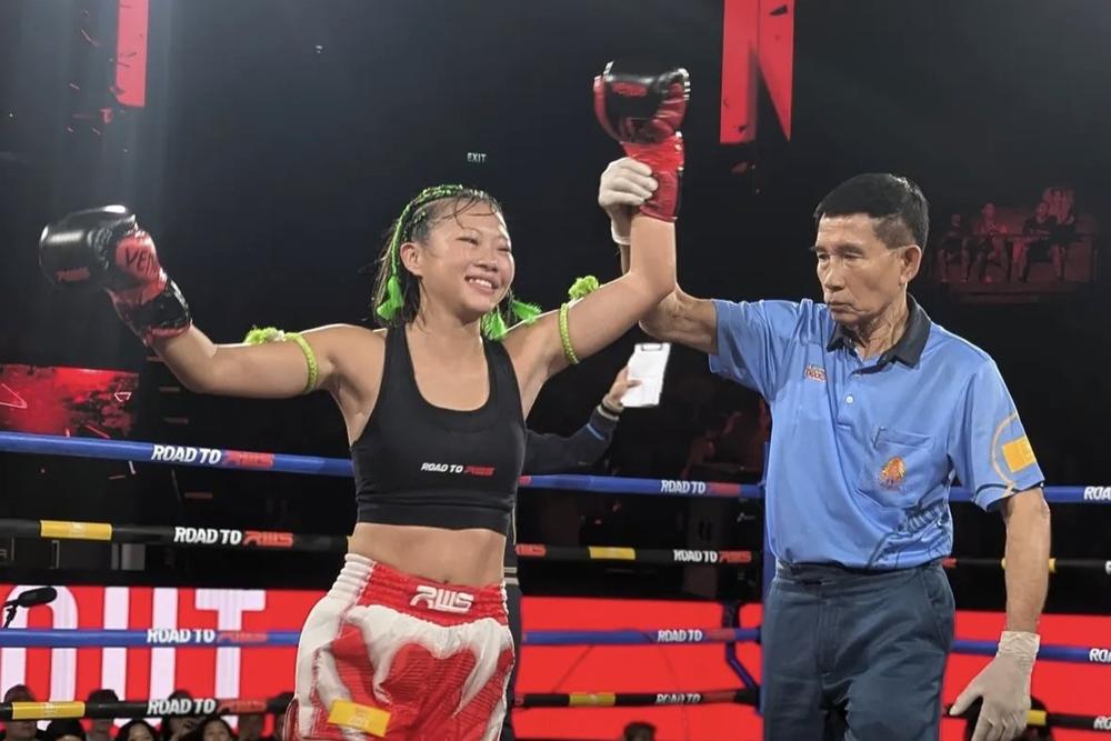 【RWS】藤原乃愛が蹴りまくり、歓声と拍手のなか豪州女子選手を圧倒TKO、次はWBCムエタイ世界タイトルマッチ