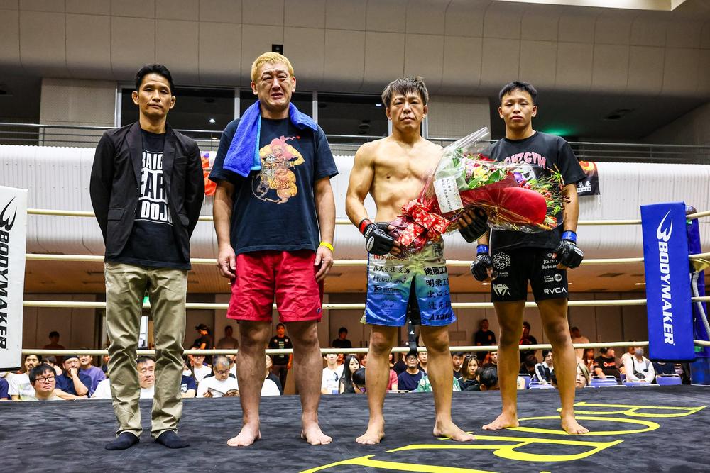 【修斗】9月7日(日)『BORDER2025:The2nd』、バンタム級でガッツ・takatoが奇天烈に判定勝ち。ムテカツ引退“試合”で息子の中島陸に一本負け
