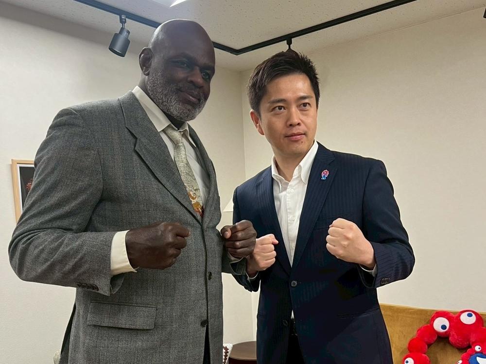 【ホーストカップ】アーネスト・ホーストが大阪・吉村知事へ表敬訪問“地方創生”で共感