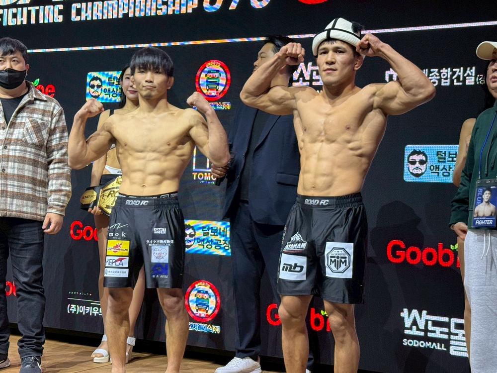 【ROAD FC】12戦無敗のキルギス戦士ドゥイシェフとフェザー級王座決定戦、原口伸「期待以上のものを見せられる」