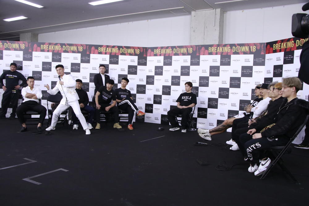 【BreakingDown】BD最高戦力選抜と中国勢が前日会見でバチバチ、両軍が「全勝」を宣言、大将のYURAは「KOで勝ちたい」