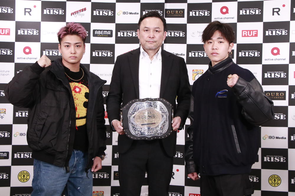 【RISE】得意技は“体当たり”11戦無敗の棚澤大空と王座獲り再挑戦の松本天志がフライ級王座決定戦、松本は「無敗だからこそ逆に楽しみ」