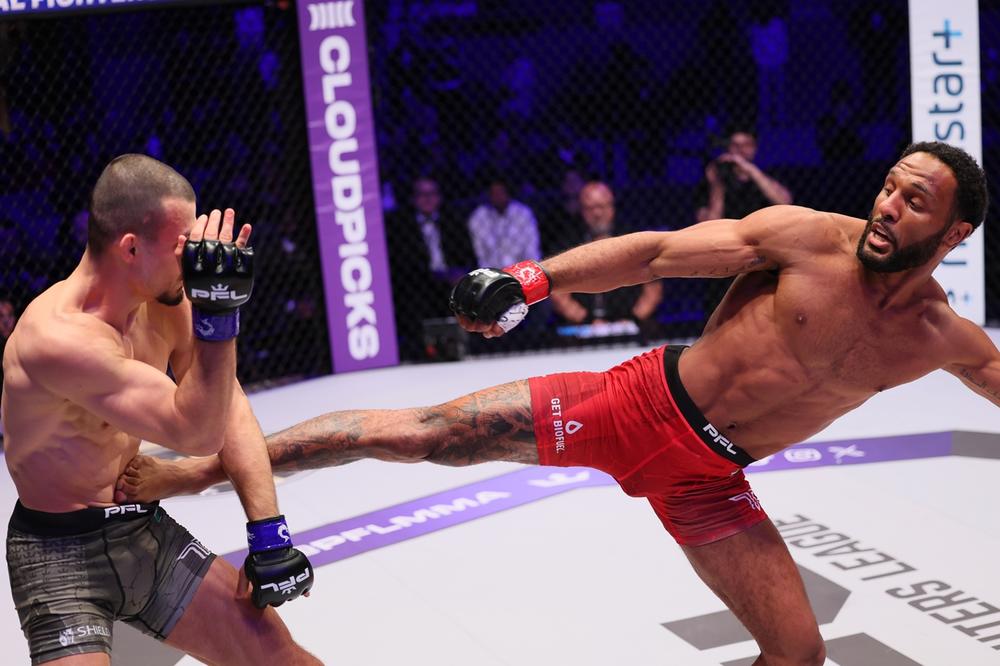 【PFL】AJ・マッキーJrが関節蹴り、サイドキックでボリッチを完封。テイクダウンも決めて判定勝ち「万能だと見せたかった」