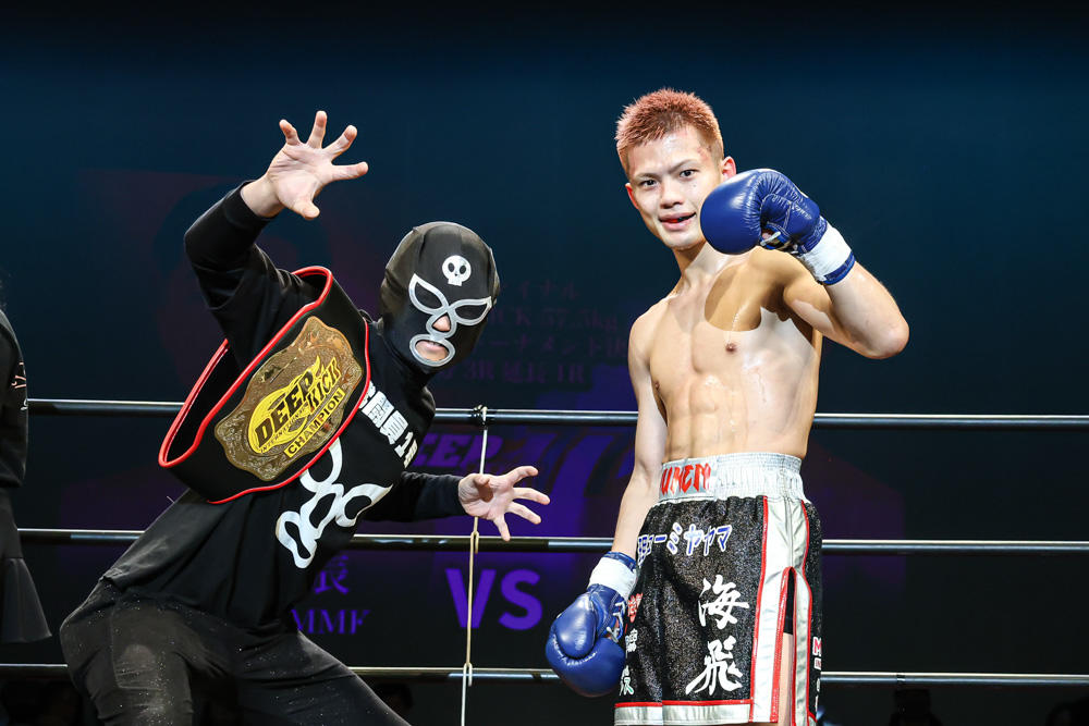 【DEEP☆KICK】KNOCK OUT連勝で注目集める戦闘員1号が初防衛戦、挑戦者は空手がバックボーンの堀井海飛=横山大翔vs.KING澪斗、山﨑愛琉vs.チャ・ミンジュなど5試合決定