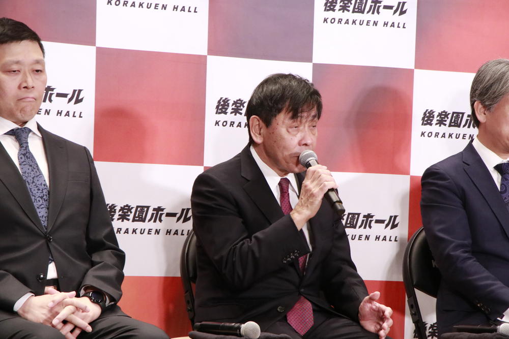 【KORAKUEN JAMBULL】大会は継続して開催、目標は「立ち技系格闘技で東京ドームをフルハウスに」、60kgにした理由とルール、放送は未定、K-1グループとは「交渉中といったところ」