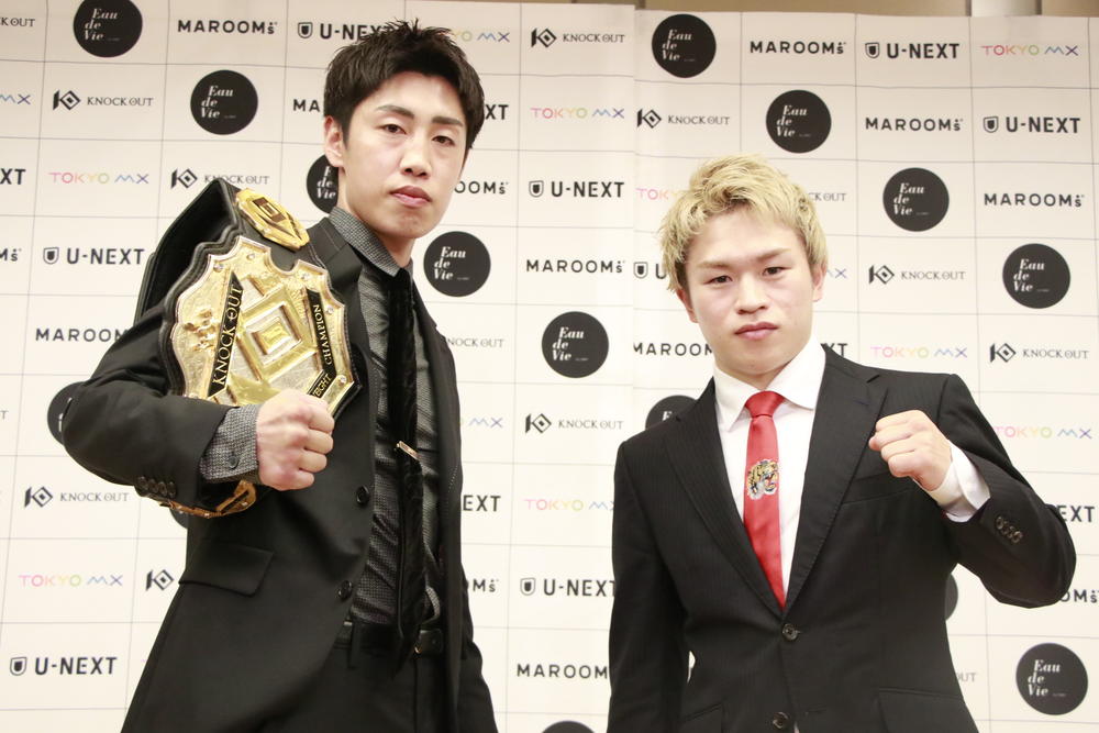【KNOCK OUT】後楽園を揺るがした激闘再び、森岡悠樹と晃貴が王座戦でダイレクトリマッチ「最後までバッチバチに殴り合って次は自分が勝つ」（森岡）「展開と結果は変わらない。一瞬で終わる」