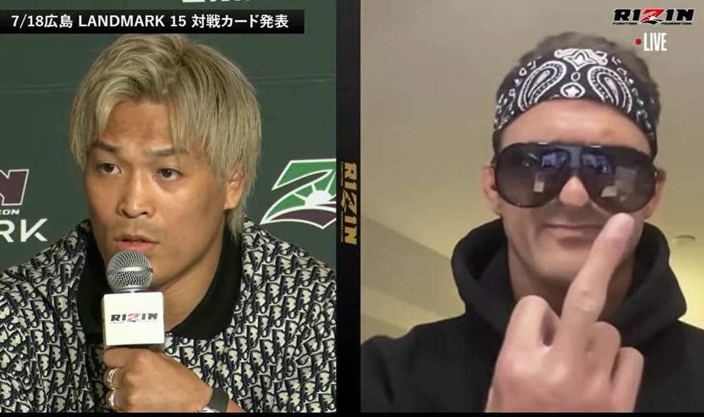 【RIZIN】シェイドゥラエフからの刺客を迎え撃つ太田忍がサバテロにリベンジ宣言、サバテロは「また同じようにその顔でドリブルしてやるよ。いつでもかかってこい」