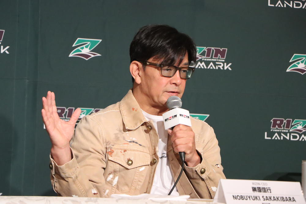 【RIZIN】榊原CEO「井上直樹はアウベスを超えなくちゃいけない」「朝倉海は勝つと思います」「平本蓮にカファロはちょっと弱い」。コーカー新団体、Netflix配信MVP、『THE DAY』PPV「60万件」についても言及