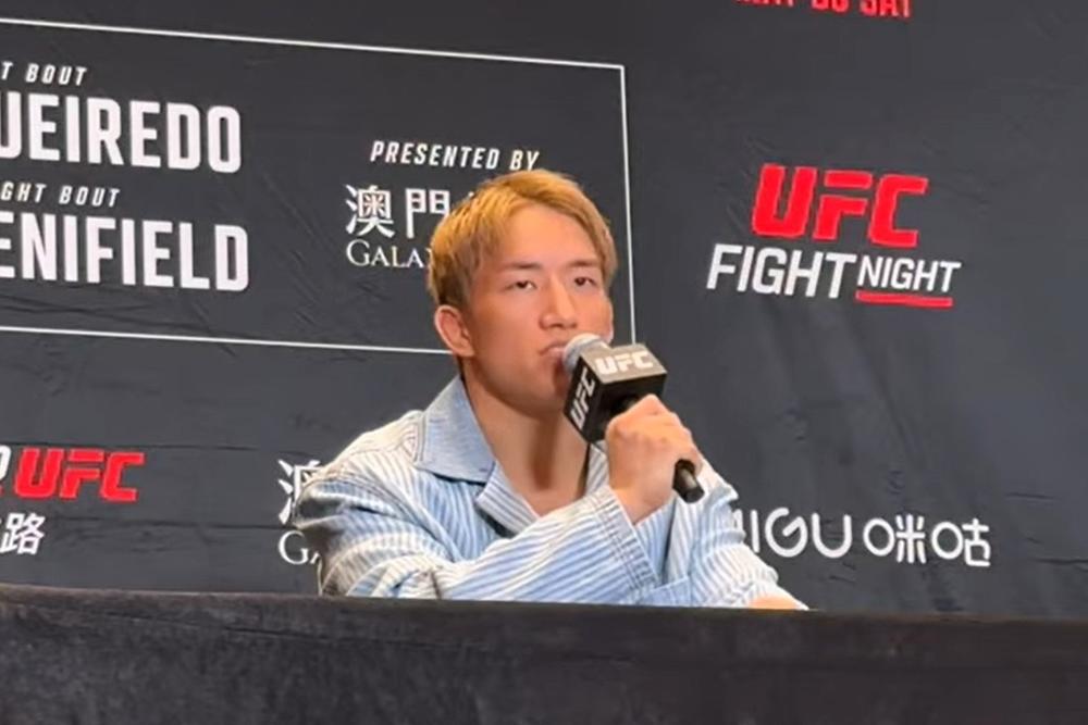 【UFC】朝倉海が現地で会見「UFCは少しのミスが許されない」「僕の方が優れたストライカー」「見返していこうかなと」＝5月30日（土）マカオ