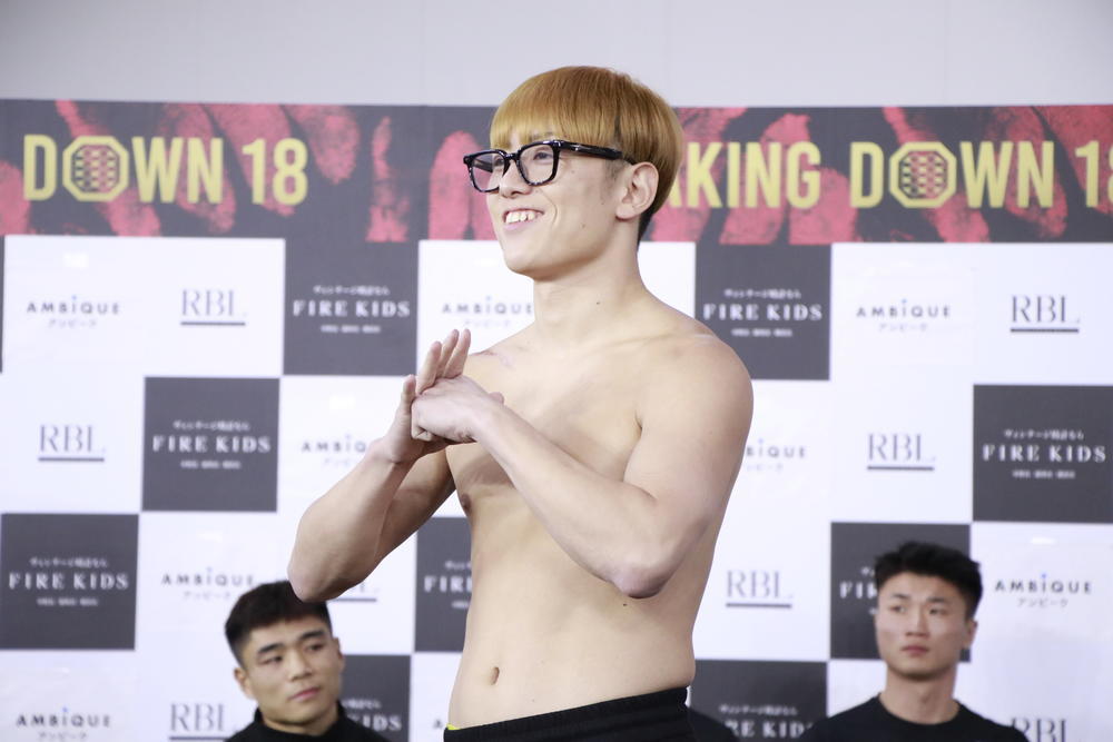 【BreakingDown】ひな壇選手の人気投票の結果を発表、1位の井原良太郎に朝倉未来CEO「今回もキツい相手用意したからよろしくね」