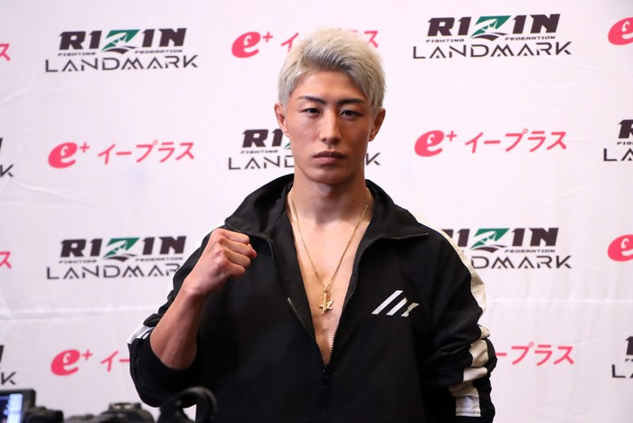 【RIZIN】再起戦の冨澤大智「誰が相手でも僕が試合すれば盛り上げられる」「一発は警戒しなくちゃいけないタイプの子ですけど僕が勝つ」「篠塚よりも早くフライ級のチャンピオンになる」