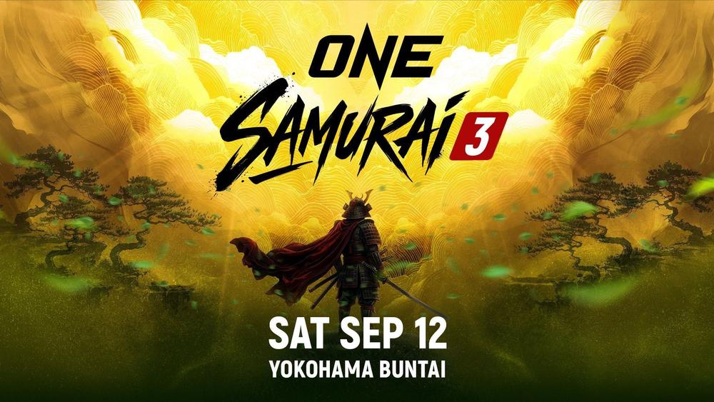 【ONE】『ONE SAMURAI 3』は9月12日(土)神奈川・横浜BUNTAIで開催決定