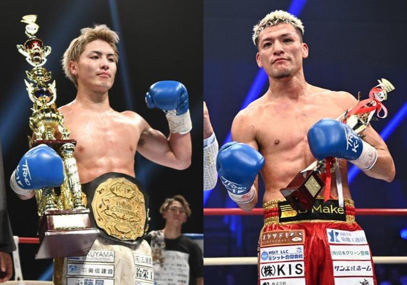 【K-1】ライト級王者・里見柚己と“36歳狂い咲き”永澤サムエル聖光が早くも舌戦を展開「引退も覚悟するぐらいの上でリング上がってほしい」(里見)「おっさんにベルト獲られる未来にビビってるね」