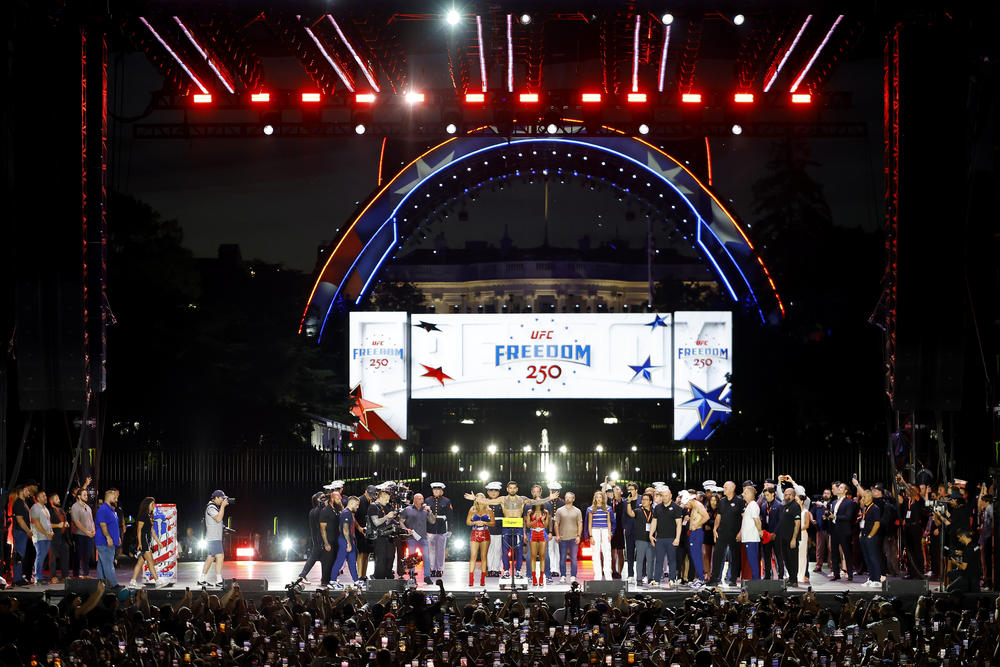【UFC】前代未聞のホワイトハウス屋外大会が「悪天候で試合開始時刻が確定せず」、選手はハウスで待機中