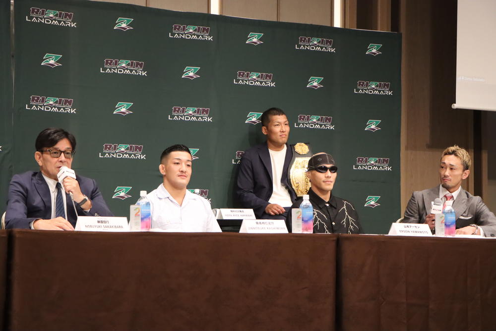 【RIZIN】王者サバテロに挑む鹿志村仁之介「相手は塩試合ばっかりの漬けるファイターだと思うけれど、日本人でアイツを極められるのは俺しかいない」、サバテロは「史上最高のクソコメント」。アーセンに挑むヒロヤ「負けられない状況下で必ず勝ちを取りたい」