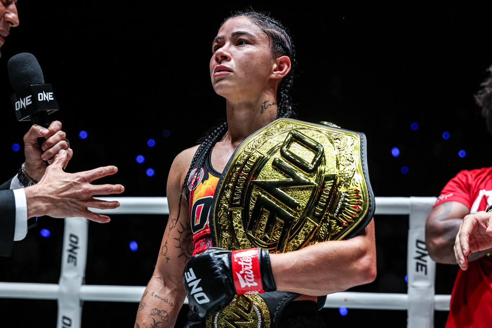 【ONE】女王対決を歴史に残る大激闘で制したロドリゲスがMMA転向を表明「すでにMMAのトレーニングを始めて、本格的に転向する予定。次の試合はMMAになるでしょう」