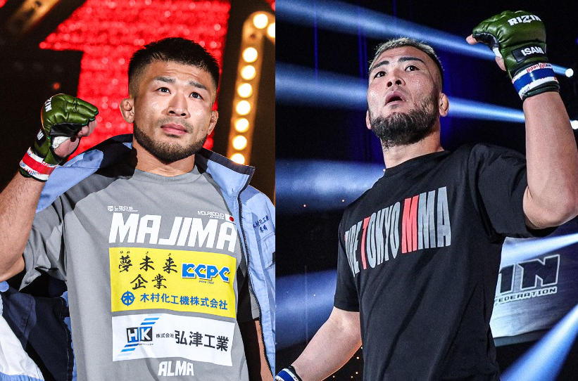 【RIZIN】2連勝中の摩嶋一整と武田光司がフェザー級で激突！ ＝8月11日（火・祝）『RIZIN.54』TOYOTA ARENA TOKYO